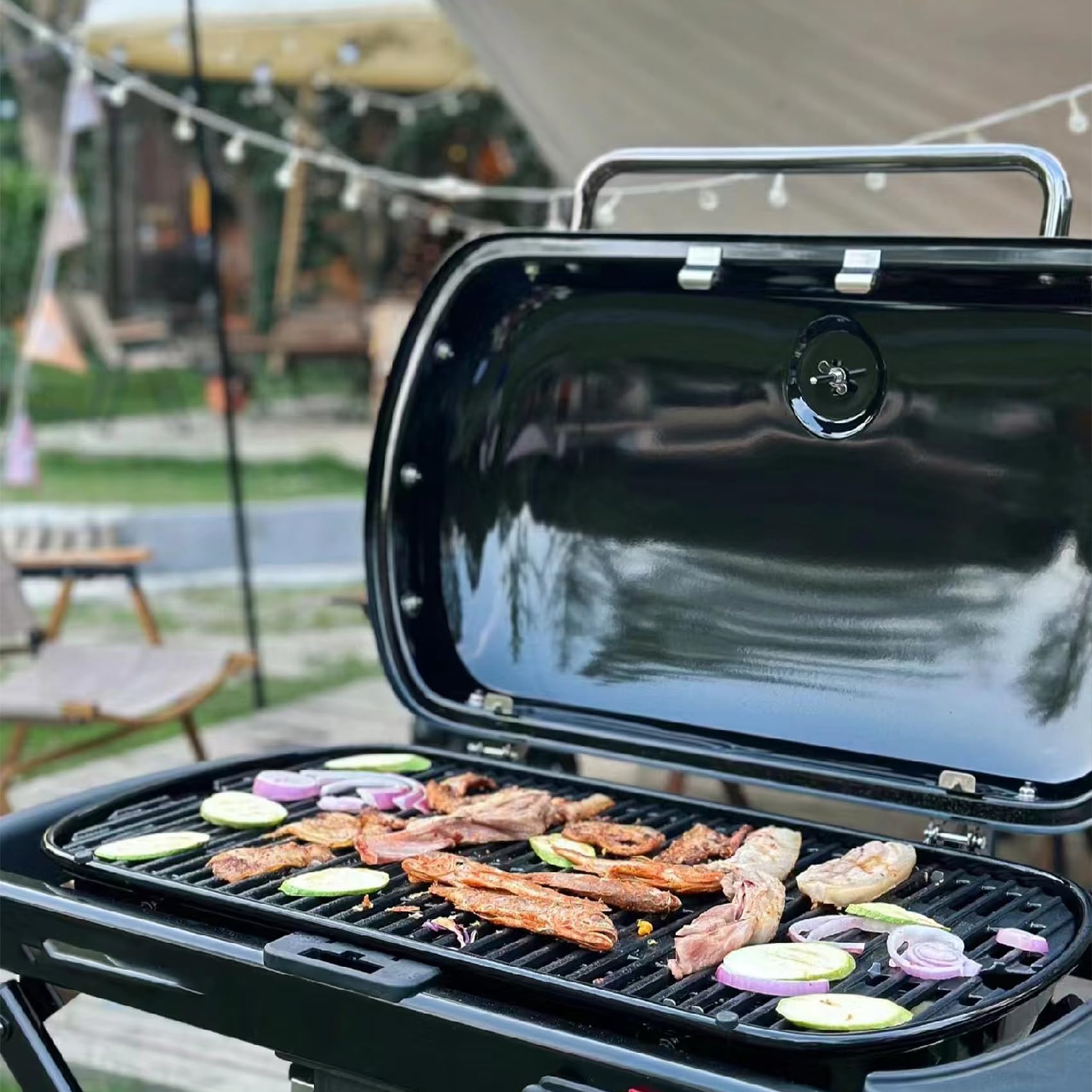 Amazon | SafBbcue 鋳鉄製クッキンググレート ウェーバー トラベラー